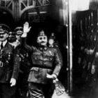 Franco recibe a Hitler en la estación de Hendaya en 1940 para incorporar a España al bando alemán