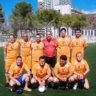 El equipo de colegiados leoneses desplazados a Benidorm.