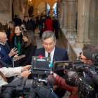 Emilio Tuñón, en Cáceres, antes de recibir el Premio Nacional de Arquitectura. JERO MORALES