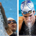 Noemí finalizó octava en los 200 libres. Álex se quedó a ocho centésimas del bronce.