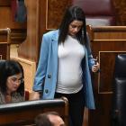 Inés Arrimadas ayer, en el Congreso de los Diputados.