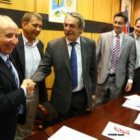 Luis Vázquez, Carlos López Riesco,Antonio Canedo, Diego Fernández, Rafael Espinosa y Enrique Hermida