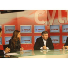 Miguel Ángel Blanco, Marisa Vázquez, Raúl Valcarce y Juan Carlos Franco en el programa La Tertulia de esta semana