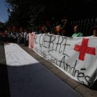Una de las recientes protestas vecinales.