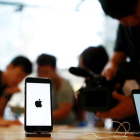 Imagen del iPhone 7 en una tienda de Apple de Pequín.