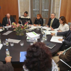 Reunión de la junta de gobierno de Gersul en la Diputación.