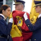 Jura de bandera en la Academia Básica del Aire de La Virgen del Camino