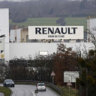Fábrica de Renault en la localidad francesa de Aubergenville, esta semana.