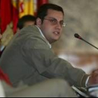 Ibán García, portavoz del partido socialista en el Ayuntamiento de León, en una imagen de archivo