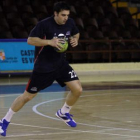 Ruesga ya entrena a buen ritmo en el parqué del Palacio.