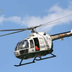 Imagen de un helicóptero de rescate del 112