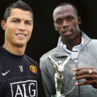 Cristiano Ronaldo y Usain Bolt, en los premios Laureus de 2009.