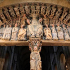 El pórtico de la Gloria de la catedral de Santiago de Compostela.