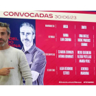 Jorge Vilda, seleccionador español femenino de fútbol, dio a conocer ayer la lista de 23 convocadas para el Mundial. SERGIO PÉREZ