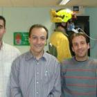 Jorge López, Gerardo Villa y José Antonio Rodríguez.
