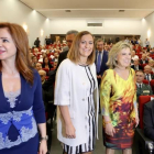 La nueva delegada del Gobierno junto a la presidenta de las Cortes, Silvia Clemente.