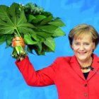 Merkel celebra la victoria de su Unión en las elecciones generales.