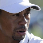 Tiger Woods pensativo durante el torneo de San Diego, el pasado día 5.