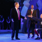 Una escena del polémico montaje de 'Julio César'.