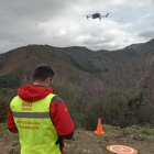 El uso de drones tampoco ha servido para dar con alguna pista del desaparecido. JCYL