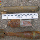 Los artefactos hallados eran dos granadas y un proyectil. DL