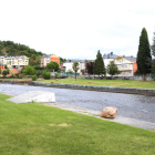 La playa fluvial de Vega será el punto neurálgico de la diversión en las fiestas. ANA F. BARREDO