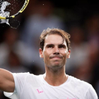 Rafael Nadal celebra su victoria sobre Stan Wawrinka. YOAN VALAT