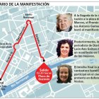 Recorrido de la manifestación