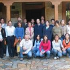 Participantes en el curso de Villablino, antes de iniciar las actividades