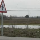 Terrenos que se urbanizarán para construir el futuro polígono de Villadangos del Páramo
