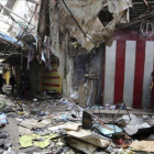 Mercado en Bagdad donde se perpetró un atentado terrorista el pasado 31 de diciembre.