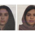 Las hermanas Tala Farea (i), de 16 años, y Rotana Farea (d), de 22.