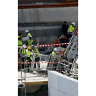 Imagen de un accidente laboral en el País Vasco.