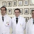 Los doctores del Hospital Universitario de La Princesa, Guillermo Reyes, Adrián Alegre y Juan Duarte