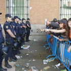 Protesta frente al Congreso de los Diputados.