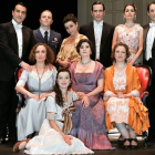 Imagen de la familia Conway, con Luisa Martín en el centro, que esta noche se instalan en el Auditorio Ciudad de León.
