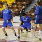 El Ademar prepara el duelo ante el Sporting de Portugal. M. PÉREZ