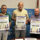 Luis Álvarez, Serafín Vázquez y Jesús Remi presentaron el torneo. DL