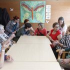 Los 21 mayores de 50 años de Villaquilambre que participan en el estudio, con socios de la UE.