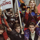 Una fotografía muestra la nueva campaña del diseñador italiano Roberto Cavalli