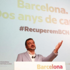 El líder de ERC en el Ayuntamiento de Barcelona, Alfred Bosch.