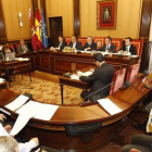 Un momento del Pleno, que se celebró ayer en San Marcelo.