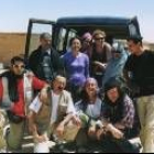 El equipo de profesionales de Armonía Films en la zona de Tindouf