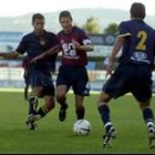 Fede Bahón jugando en la última temporada con el Pontevedra ante el Universidad de Las Palmas