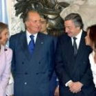 Los Reyes junto al presidente argentino, Néstor Kirchner, y su esposa