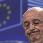 El comisario europeo de Competencia y presidente de la CE, Joaquín Almunia.