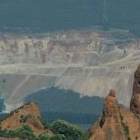 La cantera de Catisa impacta en el paisaje de Las Médulas, declarado Patrimonio de la Humanidad