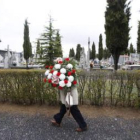 El cementerio de León durante la celebración del día de Todos los Santos