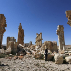 Imagen de la histórica ciudad de Palmira.
