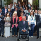 Foto de familia de las víctimas